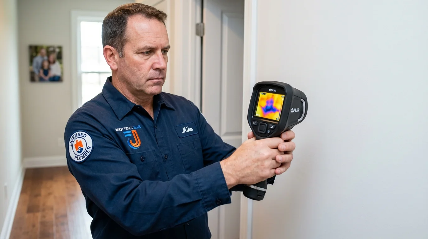 Thermal imaging leak detection by Johns Plumbing LLC in Manassas